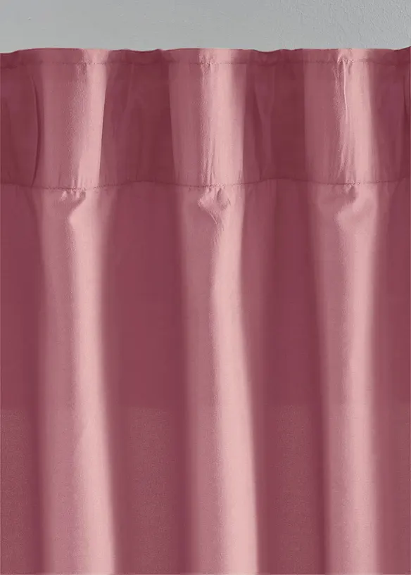 Lot de 2 rideaux en microfibre, bonprix