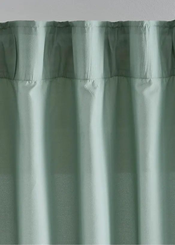 Lot de 2 rideaux en microfibre, bonprix