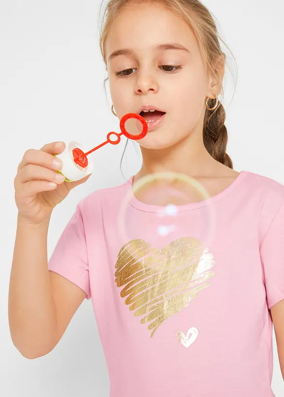 Lot de 2 robes en jersey 100% coton, bonprix