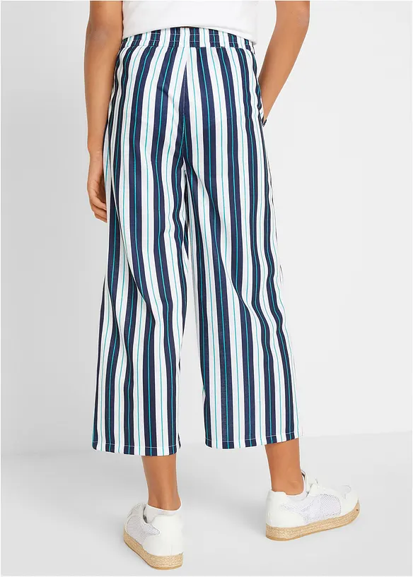 Pantalon palazzo à taille élastiquée, bonprix