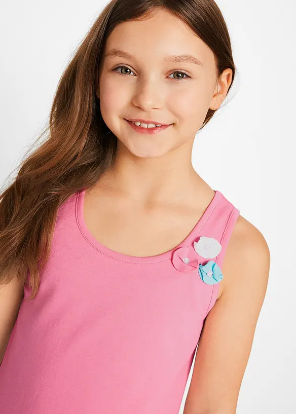 Robe en jersey à volants, bonprix