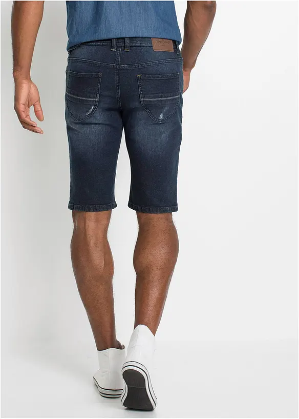 Bermuda en jean extensible, Slim, bonprix