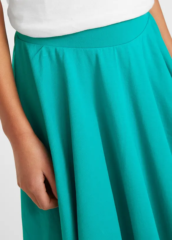 Lot de 2 jupes jersey avec coton, bonprix