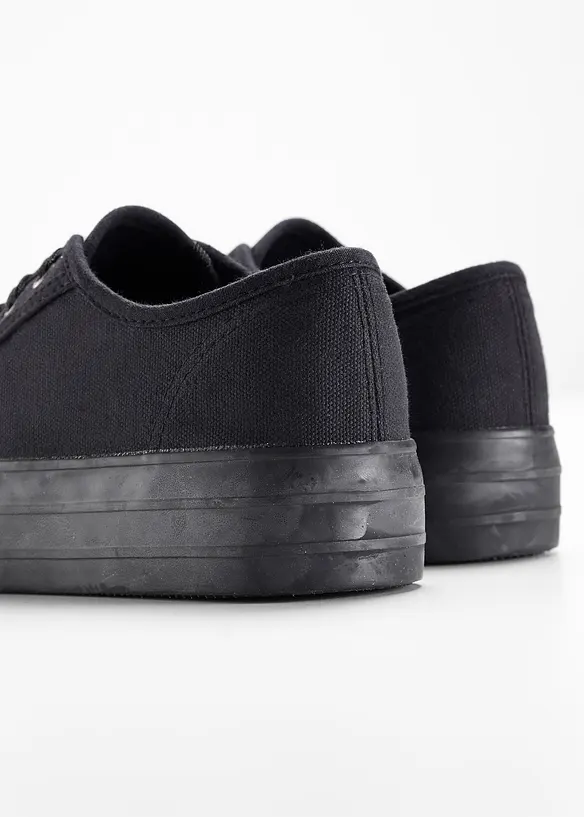 Tennis en toile &agrave; plateforme, bonprix