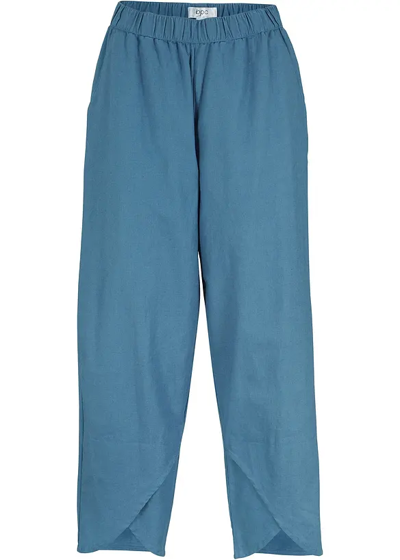 Pantalon 3/4 aérien en lin mélangé, bonprix