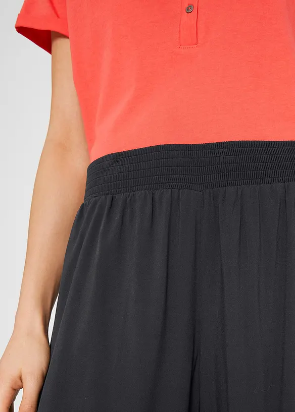 Jupe-culotte longueur mollet en viscose, bonprix