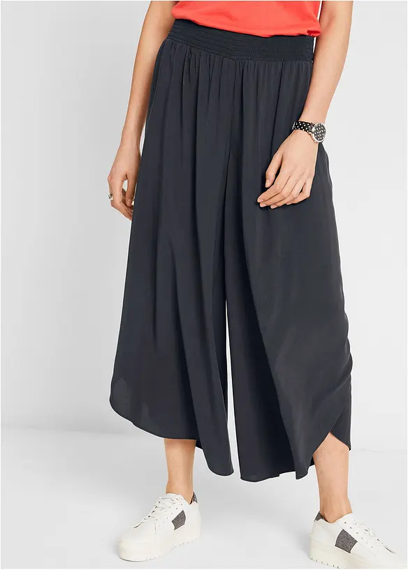 Jupe-culotte longueur mollet en viscose, bonprix