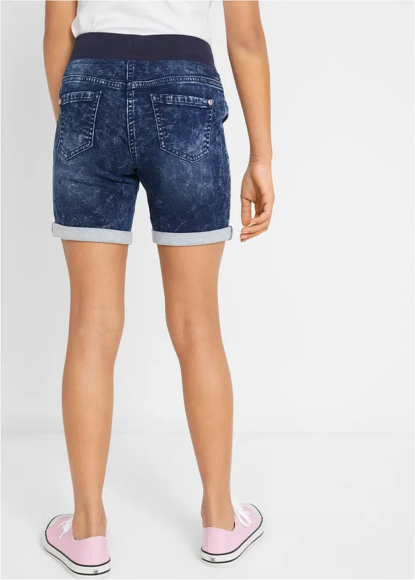 Short en jean taille mi-haute, bonprix