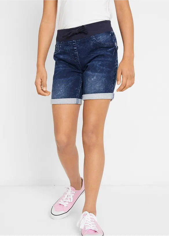 Short en jean taille mi-haute, bonprix