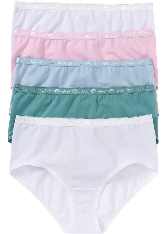 Lot de 5 slips Maxi, bonprix