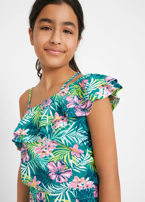 Combishort asymétrique 100% coton, bonprix