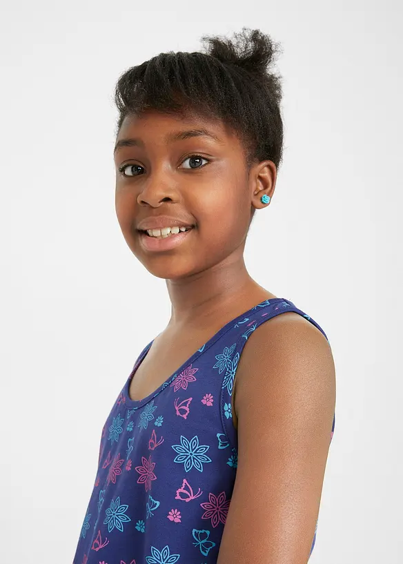 Lot de 2 tops en coton extensible, bonprix