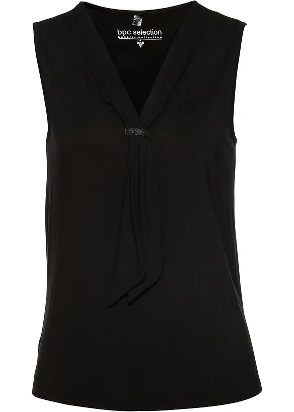 Top à col lavallière, bonprix