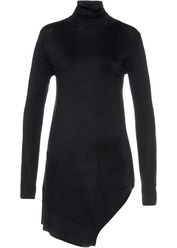 Pull long en viscose mélangée, bonprix