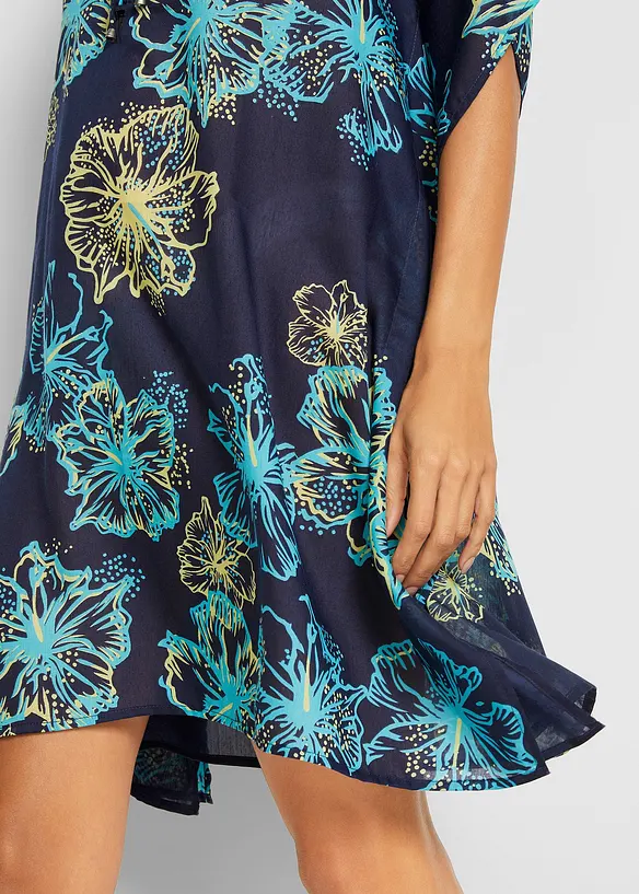 Tunique de plage transparente à col V, bonprix