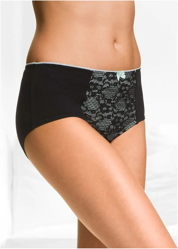 Lot de 4 slips Maxi coton, bonprix