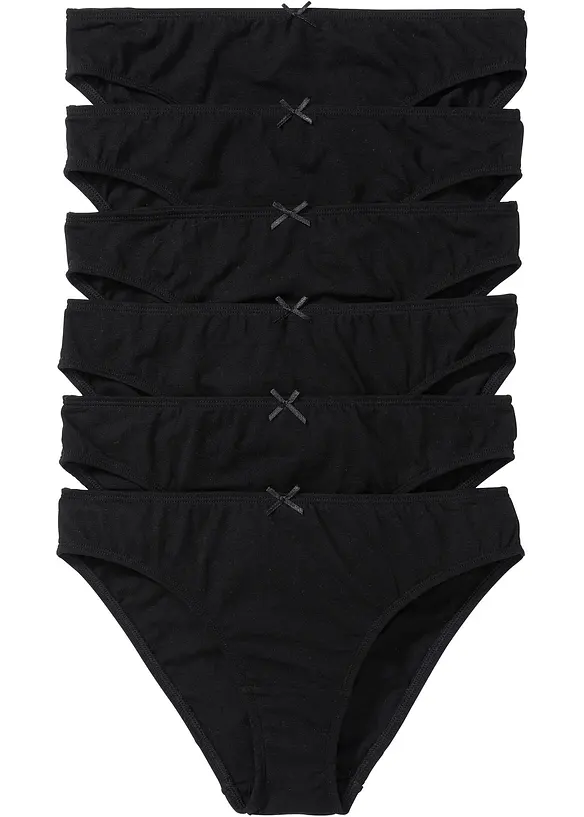 Lot de 6 slips, bonprix