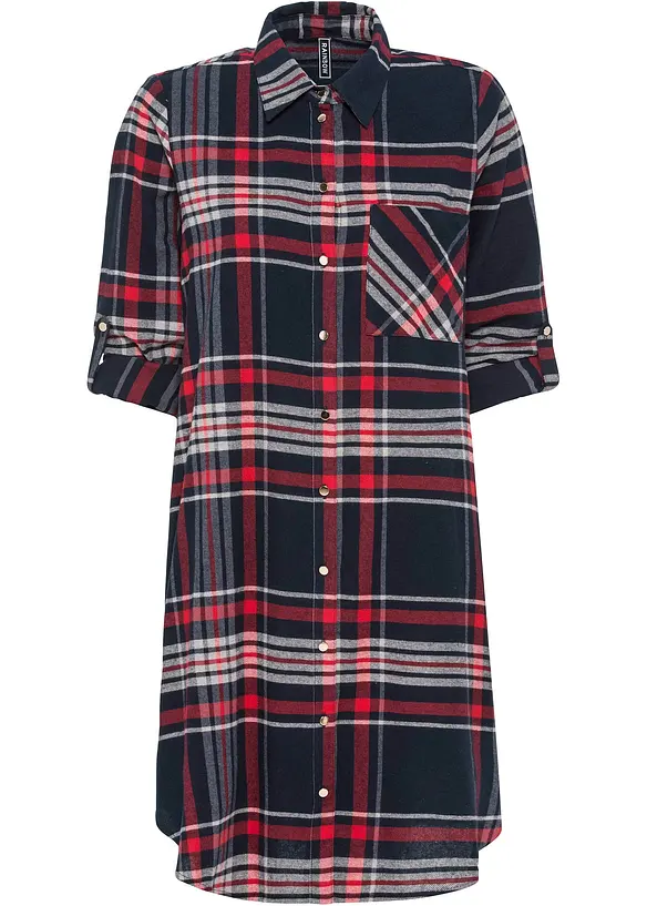 Robe-chemise 100% coton, bonprix