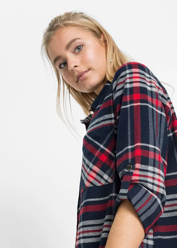 Robe-chemise 100% coton, bonprix