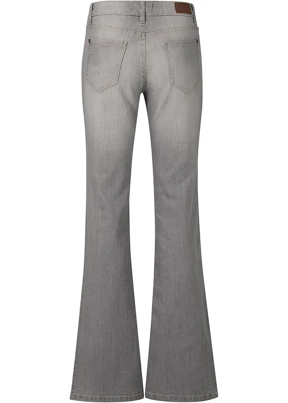 Jean bootcut taille mi-haute, extensible et confortable, bonprix