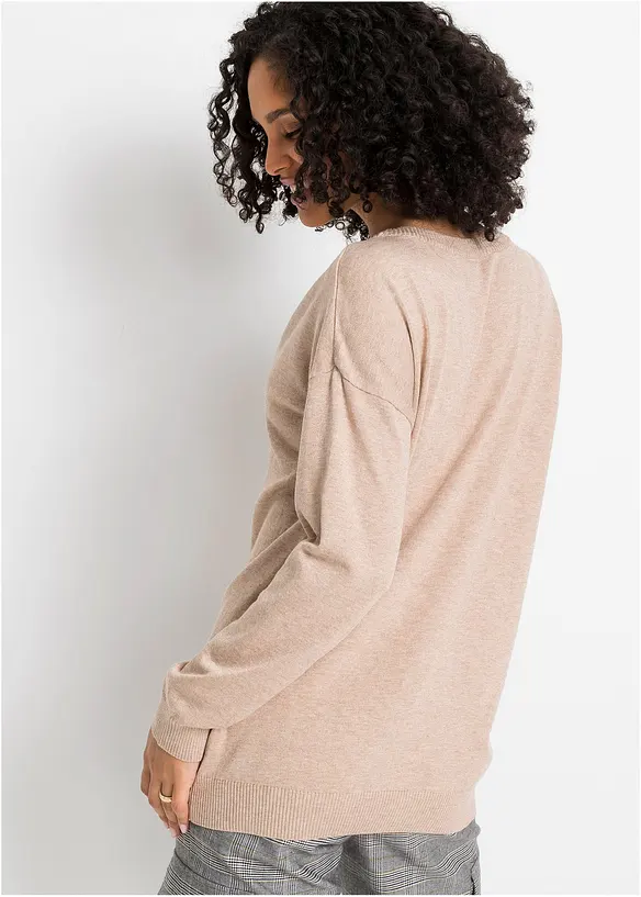 Pull oversize en viscose mélangée, bonprix