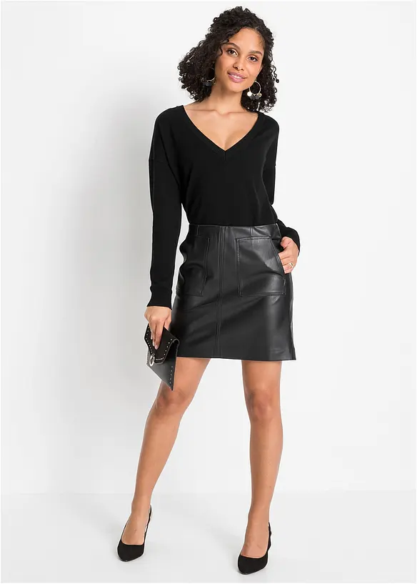 Pull oversize en viscose mélangée, bonprix