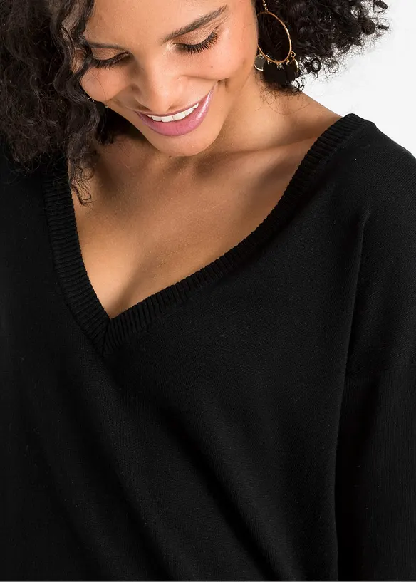 Pull oversize en viscose mélangée, bonprix