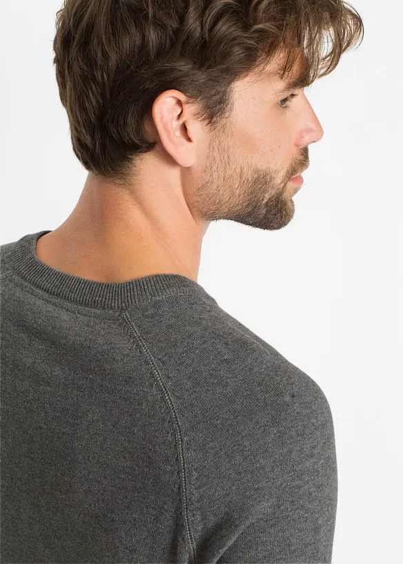 Lot de 2 pulls en fine maille 100% coton, bonprix