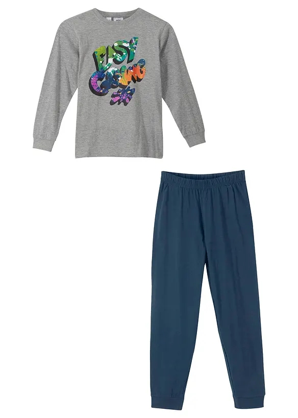 Pyjama avec coton doux (ens. 2 pces), bonprix