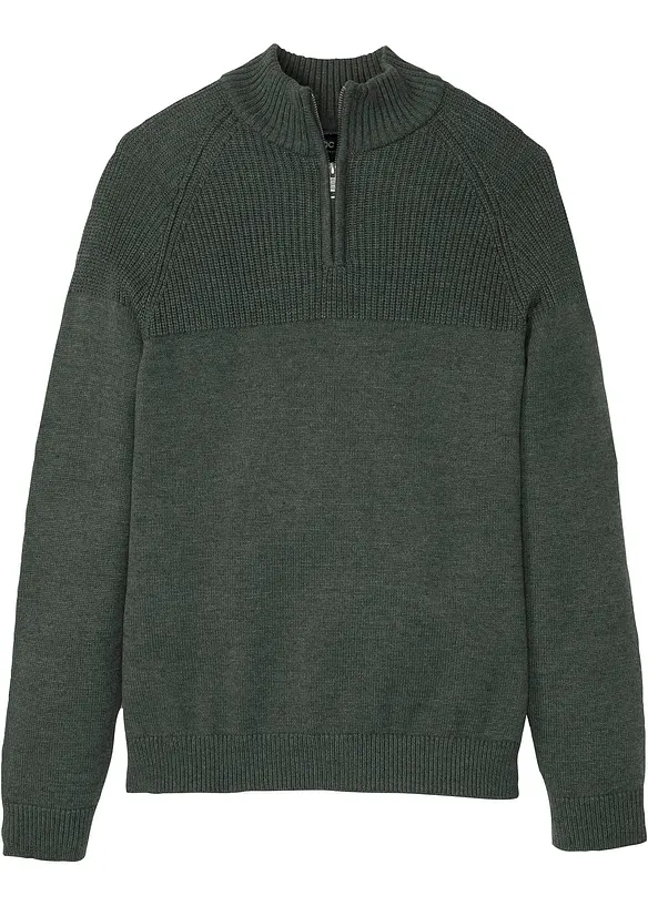 Pull camionneur doux en coton mélangé, bonprix