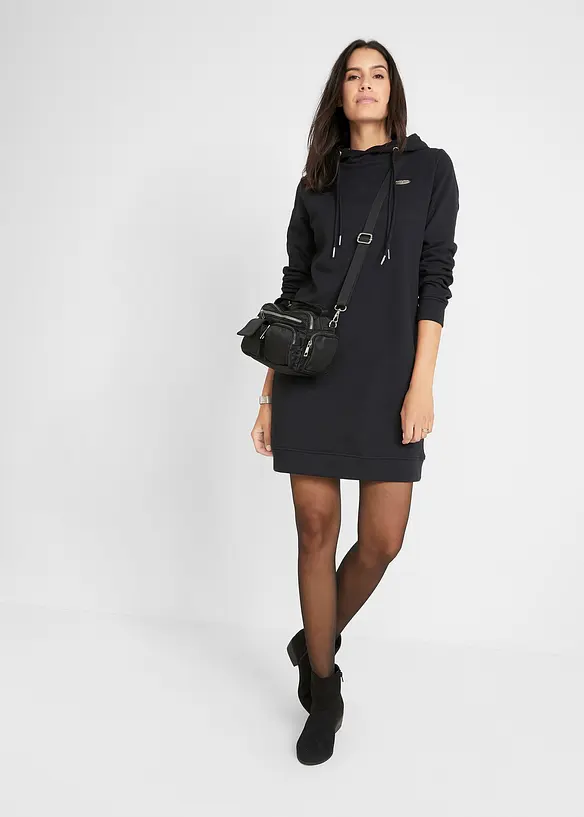Robe sweat &agrave; capuche, bonprix