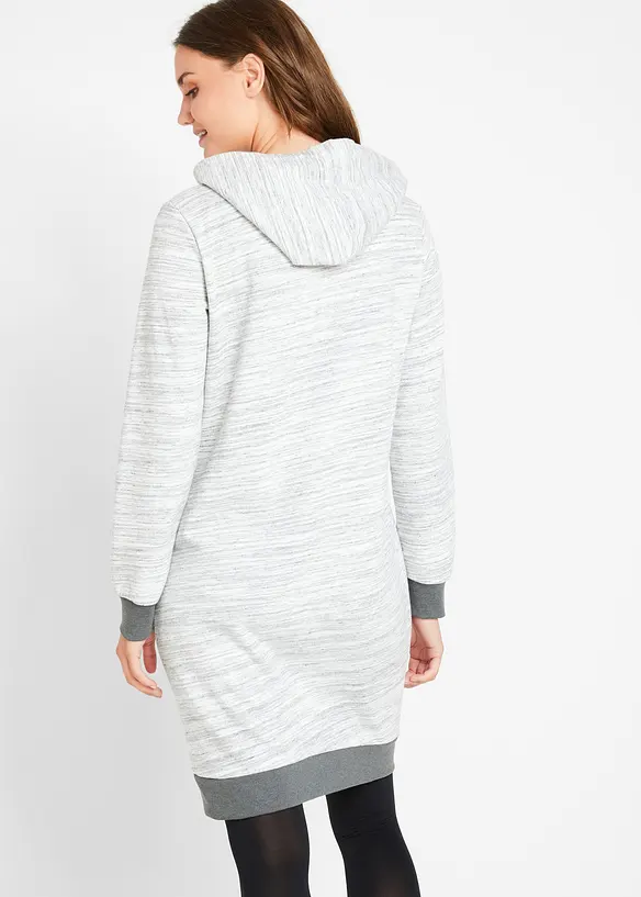 Robe sweat &agrave; capuche, bonprix