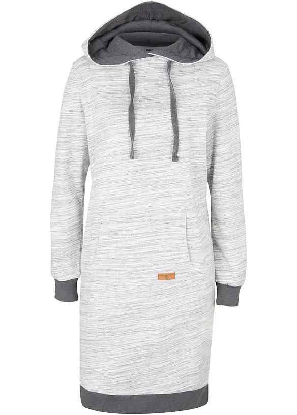 Robe sweat &agrave; capuche, bonprix