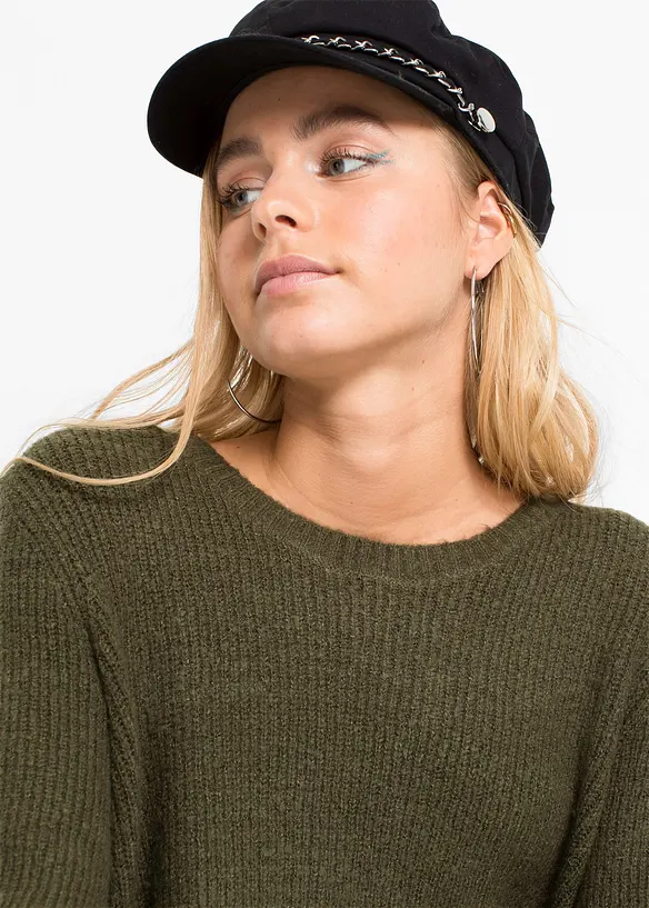 Pull long à boutons, bonprix