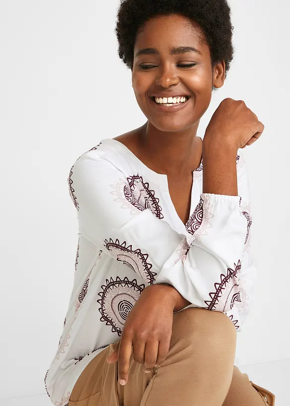 Tunique-blouse en viscose douce, bonprix