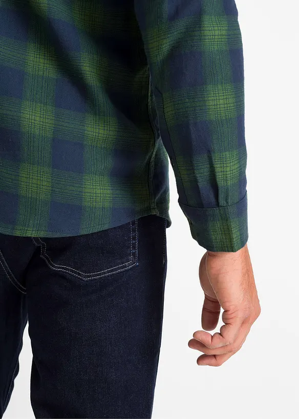 Chemisier en flanelle 100% coton, bonprix