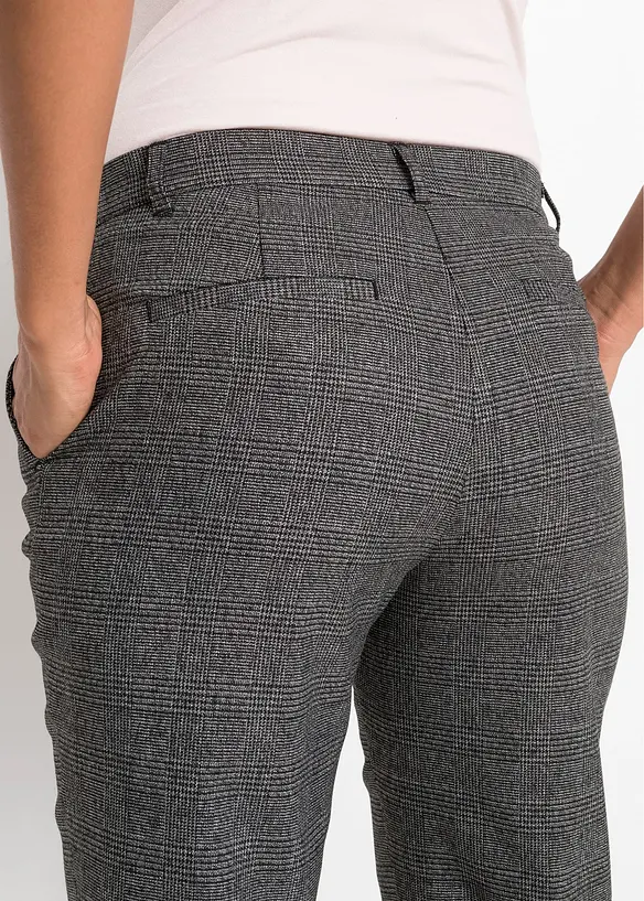 Pantalon chino à carreaux, bonprix