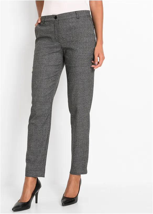 Pantalon chino à carreaux, bonprix