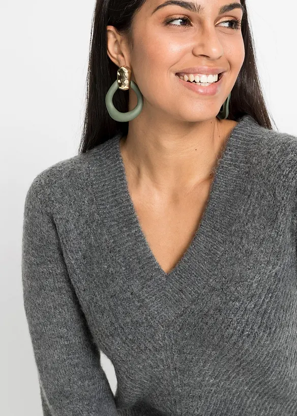 Robe en maille, bonprix