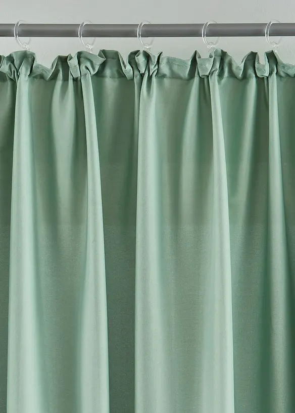 Lot de 2 rideaux en microfibre, bonprix