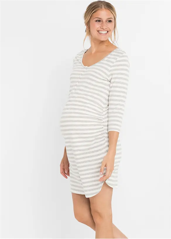 Chemise de nuit d’allaitement coton, bonprix