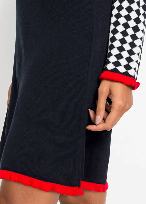 Robe en maille &agrave; ruch&eacute;s, BODYFLIRT boutique