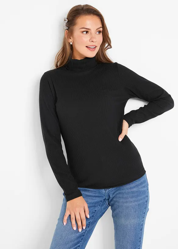 Pull chaud à col roulé, bonprix