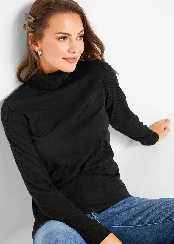 Pull chaud à col roulé, bonprix