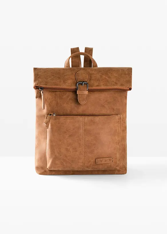 Sac à dos avec poche extérieure et boucle, bonprix