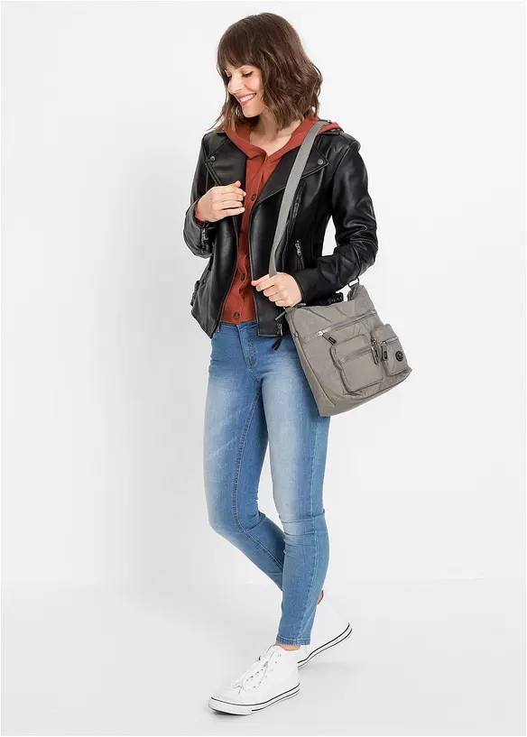 Sac à bandoulière avec poches extérieures, bonprix