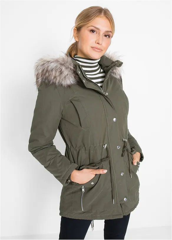 Parka chaude, doublée, bonprix
