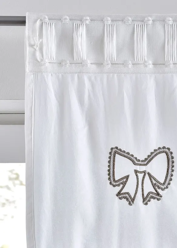 Panneau coton avec embrasse (1 pce.), bonprix