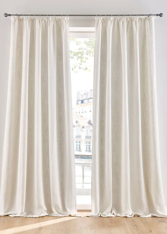 Rideau opaque texturé (1 pce), bonprix