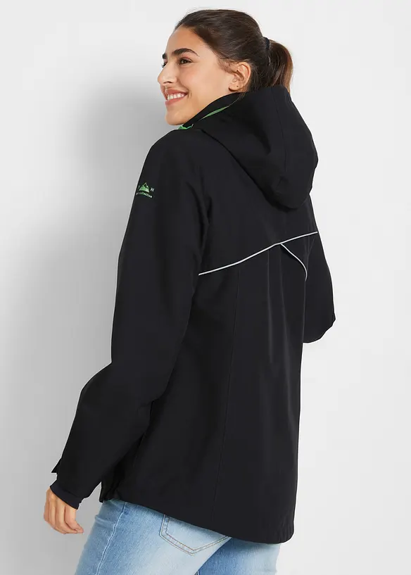 Veste imperm&eacute;able &agrave; d&eacute;tails r&eacute;fl&eacute;chissants, bonprix